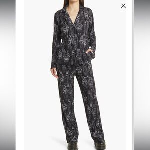 Dressed in LALA Interstellar Astronauts Long Sleeve Plissé Top & Pants